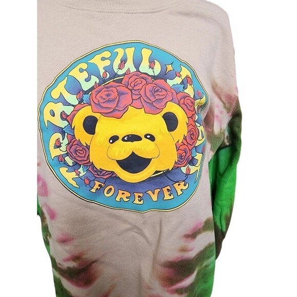 Grateful Dead Forever Tie-Dye Long Sleeve T-Shirt Size Large Rock Band Retro - Picture 2 of 8